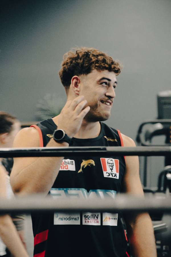 Athlete smiling mid-session at Ultra Fitness